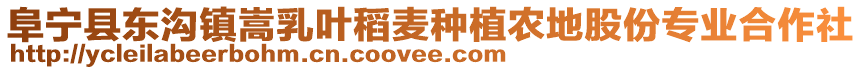 阜寧縣東溝鎮(zhèn)嵩乳葉稻麥種植農(nóng)地股份專業(yè)合作社