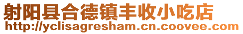 射陽縣合德鎮(zhèn)豐收小吃店