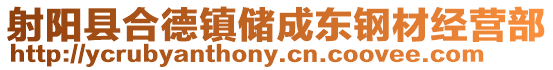 射陽(yáng)縣合德鎮(zhèn)儲(chǔ)成東鋼材經(jīng)營(yíng)部