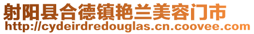 射陽縣合德鎮艷蘭美容門市