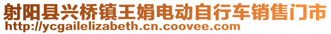 射陽縣興橋鎮(zhèn)王娟電動自行車銷售門市