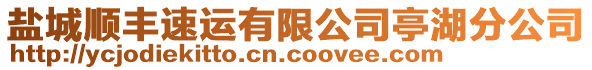 鹽城順豐速運有限公司亭湖分公司