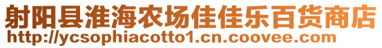 射陽縣淮海農場佳佳樂百貨商店