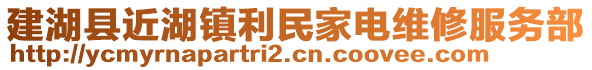 建湖縣近湖鎮利民家電維修服務部