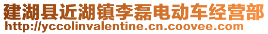 建湖縣近湖鎮李磊電動車經營部