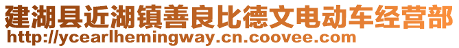 建湖縣近湖鎮善良比德文電動車經營部