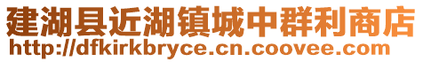建湖縣近湖鎮(zhèn)城中群利商店