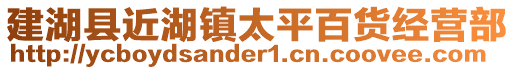建湖縣近湖鎮太平百貨經營部