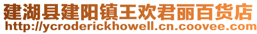 建湖縣建陽鎮王歡君麗百貨店