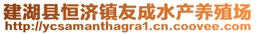 建湖縣恒濟鎮友成水產養殖場