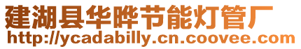 建湖縣華曄節能燈管廠