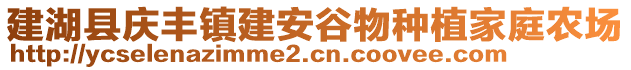 建湖縣慶豐鎮(zhèn)建安谷物種植家庭農(nóng)場