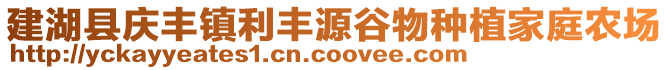 建湖縣慶豐鎮(zhèn)利豐源谷物種植家庭農(nóng)場