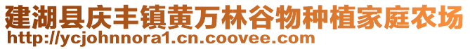 建湖縣慶豐鎮黃萬林谷物種植家庭農場