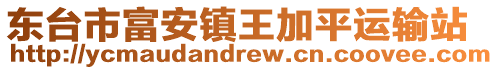 東臺(tái)市富安鎮(zhèn)王加平運(yùn)輸站