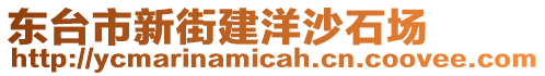 東臺(tái)市新街建洋沙石場(chǎng)