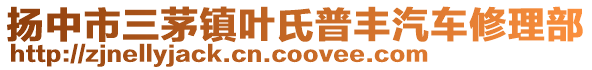 揚(yáng)中市三茅鎮(zhèn)葉氏普豐汽車修理部