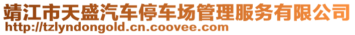 靖江市天盛汽车停车场管理服务有限公司