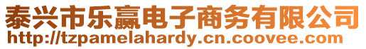 泰興市樂贏電子商務(wù)有限公司
