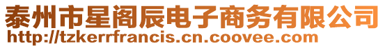 泰州市星閣辰電子商務(wù)有限公司