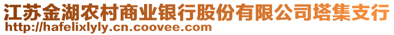 江蘇金湖農(nóng)村商業(yè)銀行股份有限公司塔集支行