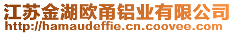 江蘇金湖歐甬鋁業(yè)有限公司