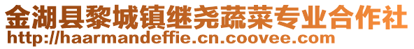 金湖縣黎城鎮(zhèn)繼堯蔬菜專業(yè)合作社