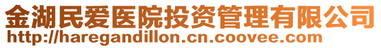 金湖民愛(ài)醫(yī)院投資管理有限公司