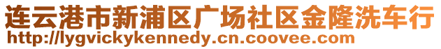 連云港市新浦區(qū)廣場(chǎng)社區(qū)金隆洗車行