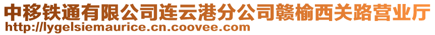 中移鐵通有限公司連云港分公司贛榆西關(guān)路營業(yè)廳