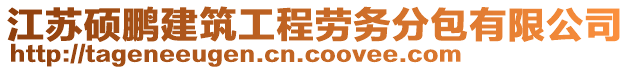 江蘇碩鵬建筑工程勞務(wù)分包有限公司