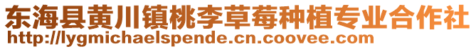 東海縣黃川鎮(zhèn)桃李草莓種植專業(yè)合作社