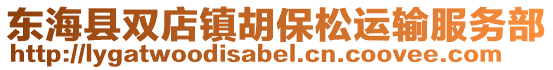 東海縣雙店鎮(zhèn)胡保松運(yùn)輸服務(wù)部