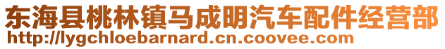 東海縣桃林鎮(zhèn)馬成明汽車配件經(jīng)營部