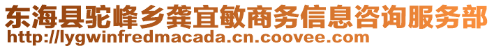 東海縣駝峰鄉(xiāng)龔宜敏商務信息咨詢服務部