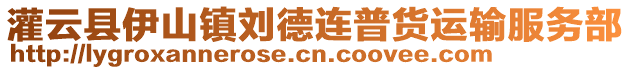 灌云縣伊山鎮(zhèn)劉德連普貨運(yùn)輸服務(wù)部