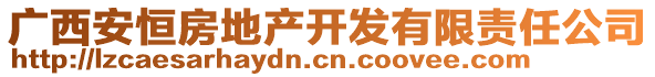 廣西安恒房地產(chǎn)開發(fā)有限責任公司