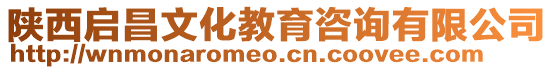 陜西啟昌文化教育咨詢有限公司