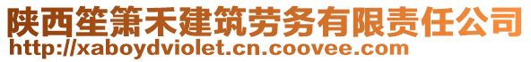 陜西笙簫禾建筑勞務(wù)有限責(zé)任公司