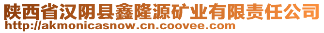 陜西省漢陰縣鑫隆源礦業(yè)有限責(zé)任公司