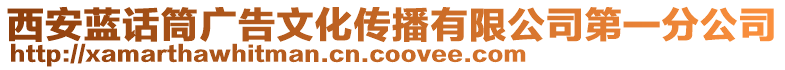 西安藍(lán)話筒廣告文化傳播有限公司第一分公司