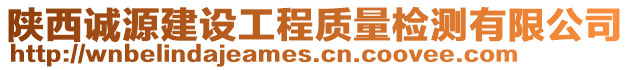 陜西誠(chéng)源建設(shè)工程質(zhì)量檢測(cè)有限公司