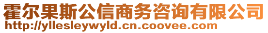 霍爾果斯公信商務咨詢有限公司