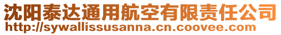 沈陽泰達通用航空有限責任公司