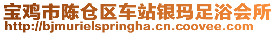 寶雞市陳倉區車站銀瑪足浴會所