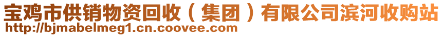 寶雞市供銷(xiāo)物資回收（集團(tuán)）有限公司濱河收購(gòu)站