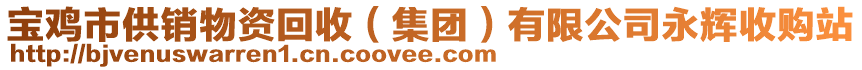 寶雞市供銷物資回收（集團）有限公司永輝收購站