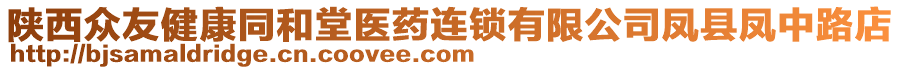 陜西眾友健康同和堂醫(yī)藥連鎖有限公司鳳縣鳳中路店