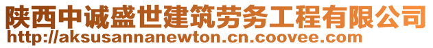 陜西中誠(chéng)盛世建筑勞務(wù)工程有限公司