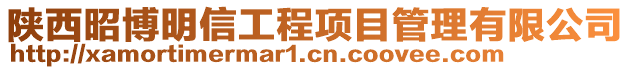陜西昭博明信工程項(xiàng)目管理有限公司